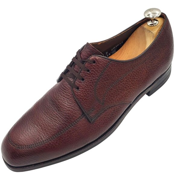 Vintage The Florsheim Men\'s size 9.5 Brown Leather Lace Up Oxford Dress Shoes main image 7